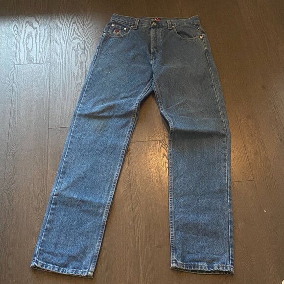 vintage 90s tommy hilfiger denim jeans size 31/34 - Picture 8 of 10